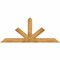 Ekena Millwork Saratoga Rough Sawn Timber Gable Bracket, Western Red Cedar, 84"W x 35"H x 6"D x 6"F, 10/12 Pitch GBW084X35X0606SAR00RWR - alternate 1